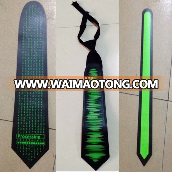 Flash EL Panel Tie/Sound activated tie/LED Tie hot selling in China