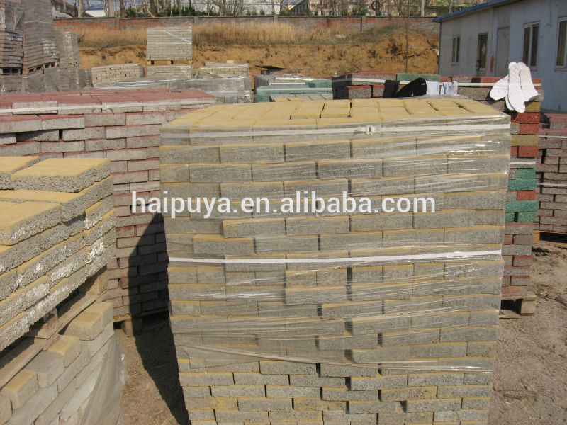 concrete water permeable paver brick