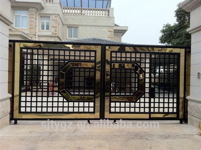 Economical and practical wrought iron gate used