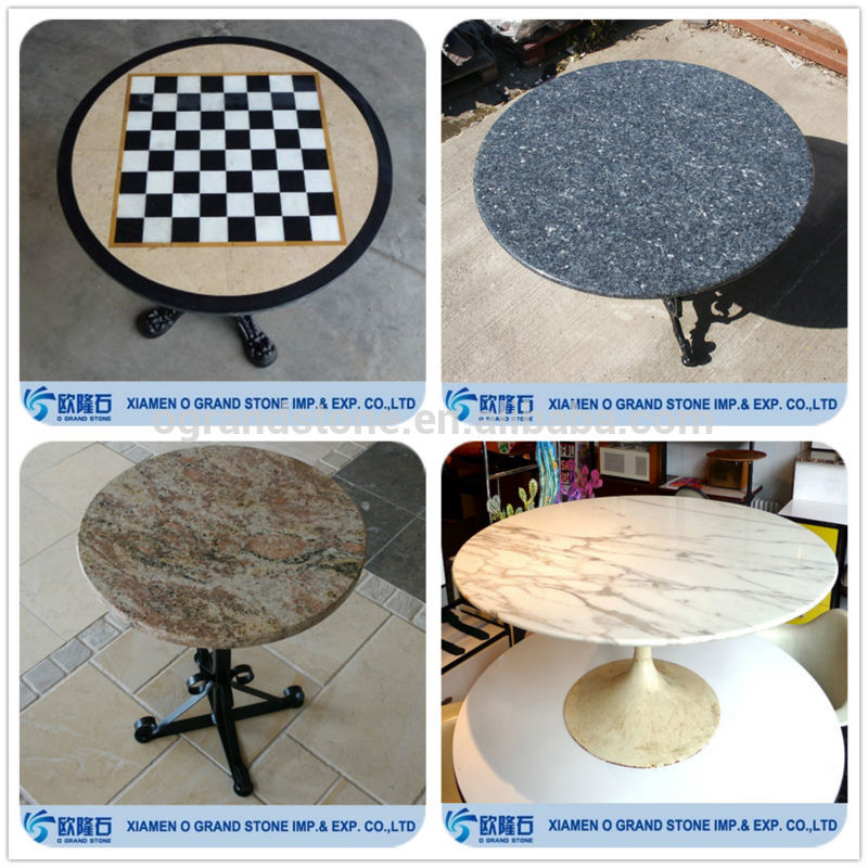 White Marble Dining Coffee Stone Round Table Top