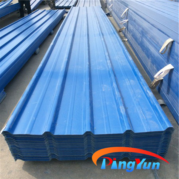 Made in china popular clear corrugated plastic roofing sheets plastic