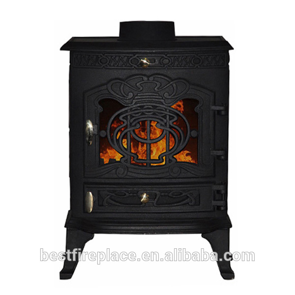 Multi-fuel cast iron stove