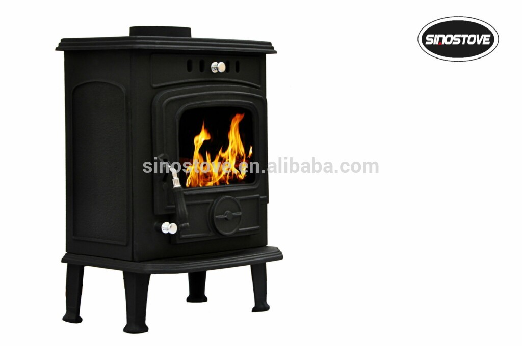 cast iron wood stove and home heater