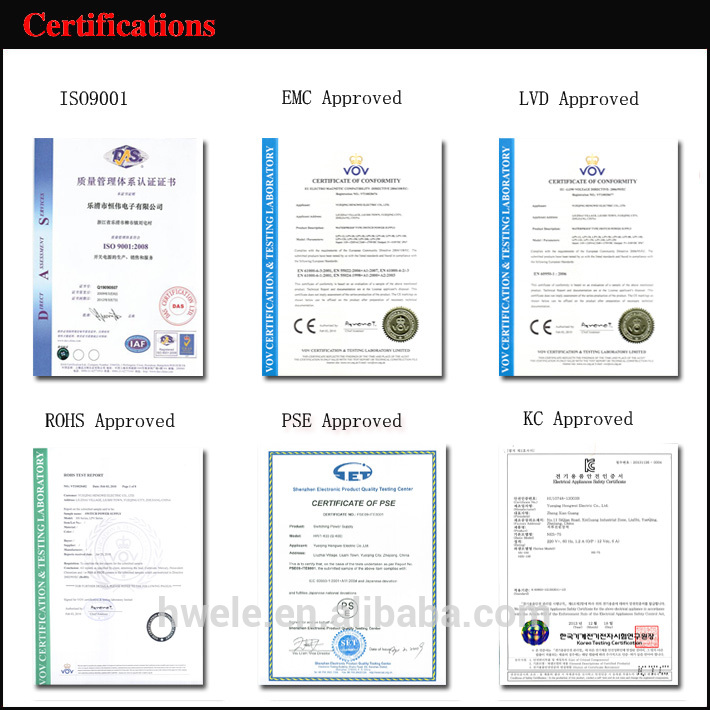 similar to meanwell RS-350W LED driver with KC CE certification