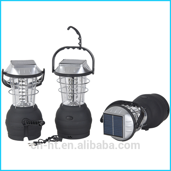 portable led camping lantern solar dynamo lamp