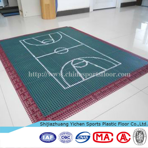 Outdoor high quality pp interlocking floor price