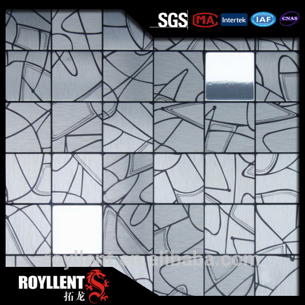 KTV bar wall mosaics aluminum composite mosaics wood design aluminum composite mosaics