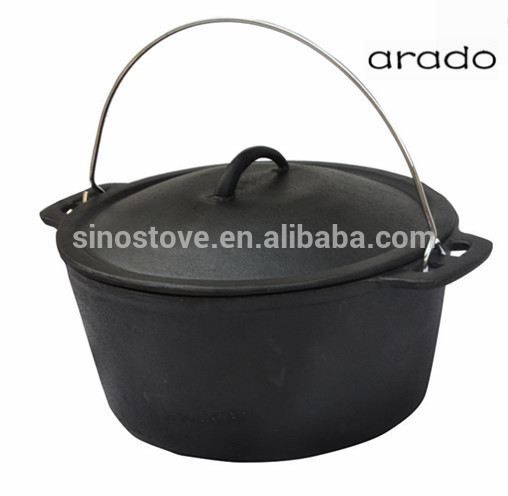 outdoor cookware/ pre-seasoned cast iron cookware