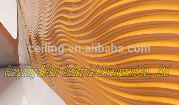 Acoustic GRG 3d gypsum decorative wall panels & decorative wallpaper for interior decoration made by china manufacturer