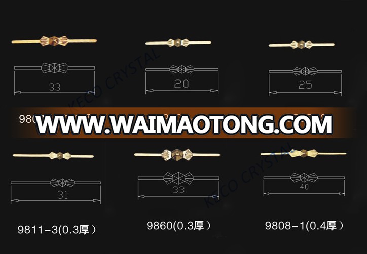 gold color hanger for chandelier drop and crystal prism, keco crystal provide accessories for chandeliers