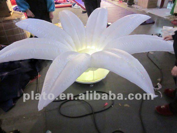 Advertising inflatable sun flower with colorful led for event decoration