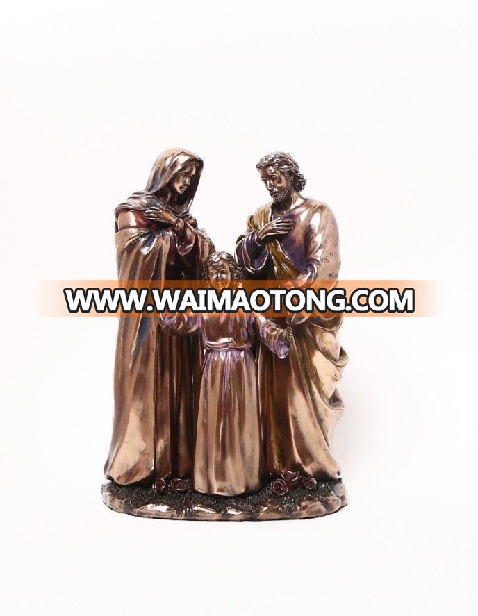 Resin Statue The Holy Family Jesus Mary Joseph Religious Gift