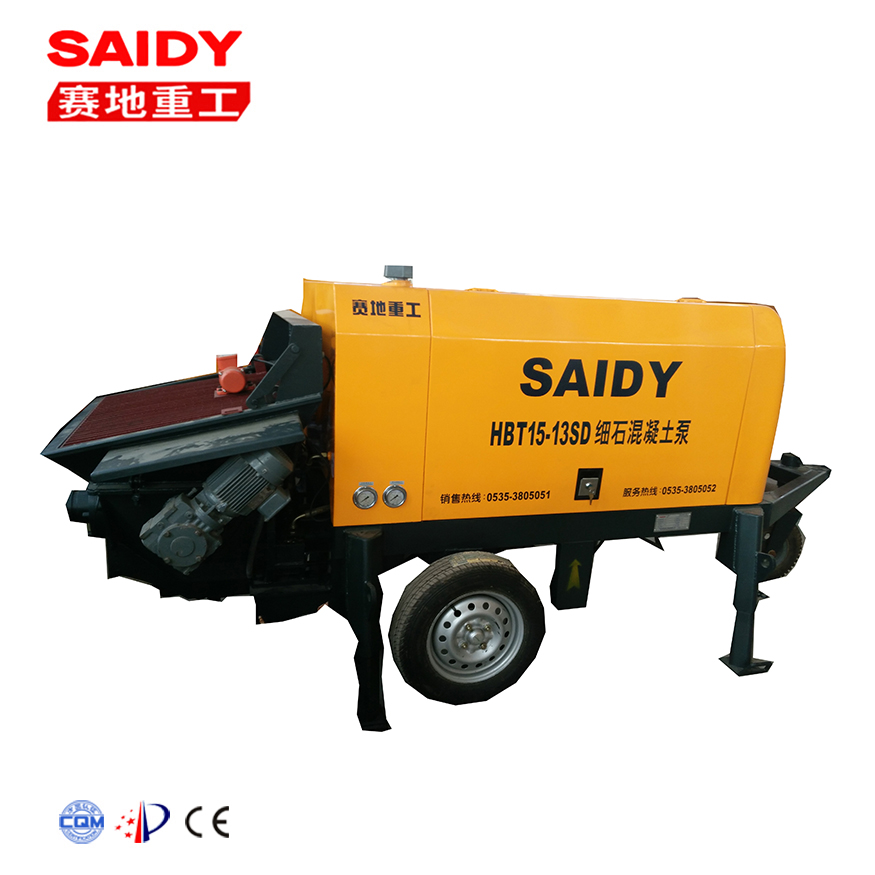 new designed hot sale middle concrete pump portable concrete pumping machine