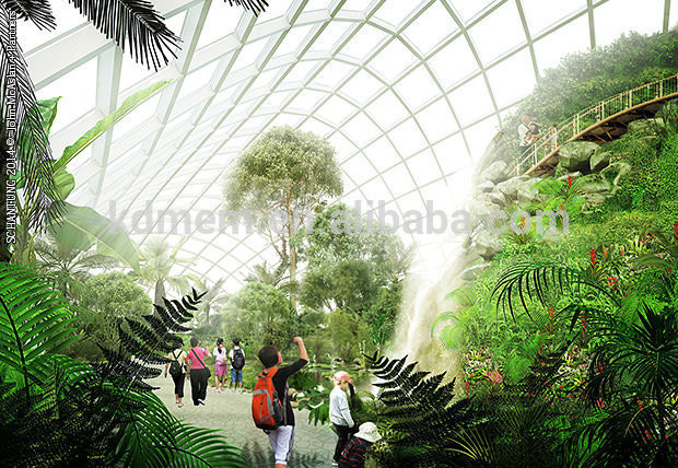 ETFE Tensile Waterproofing Membrane Botanical Garden