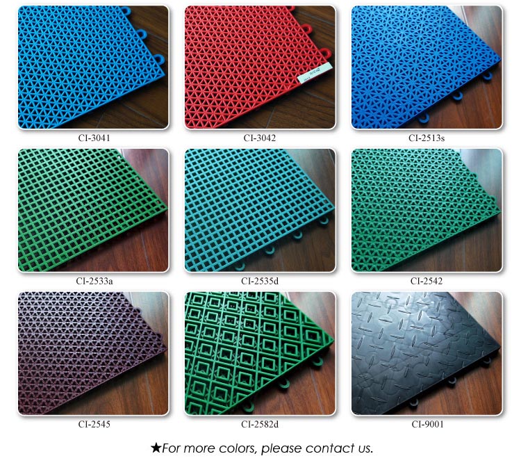 Durable Waterproof Outdoor Interlocking Garage Flooring Covering Floor Tiles