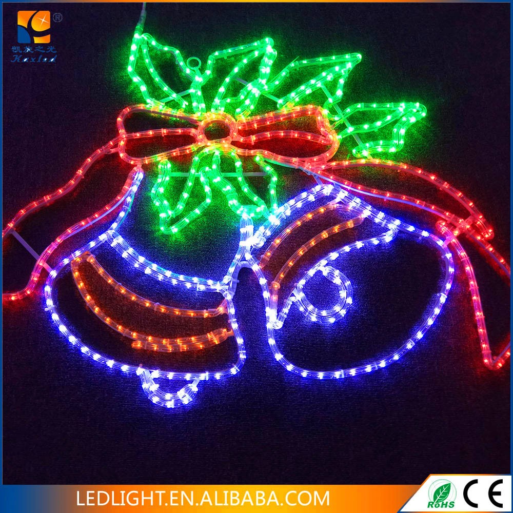 110v outdoor IP65 PVC round 2 wires led rope light indoor and outdoor decoration LED strip neon flex light