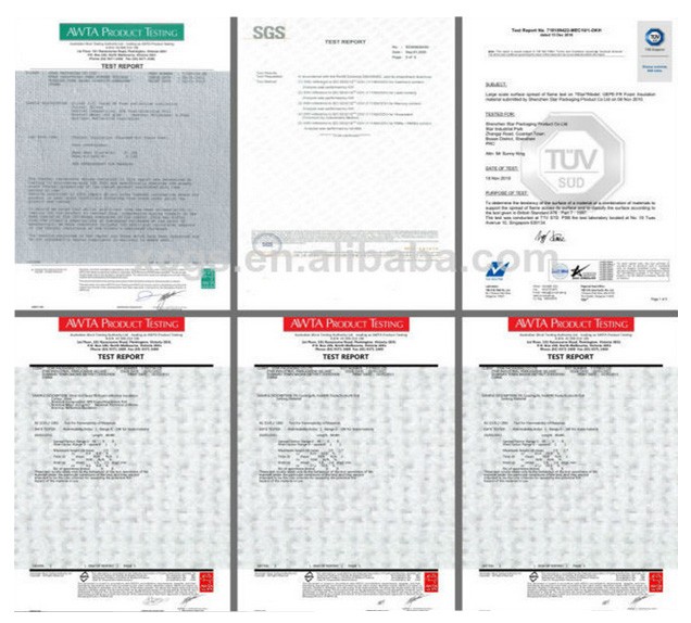 Closed cell polyethylene foam with aluminum foil epe foam insulation