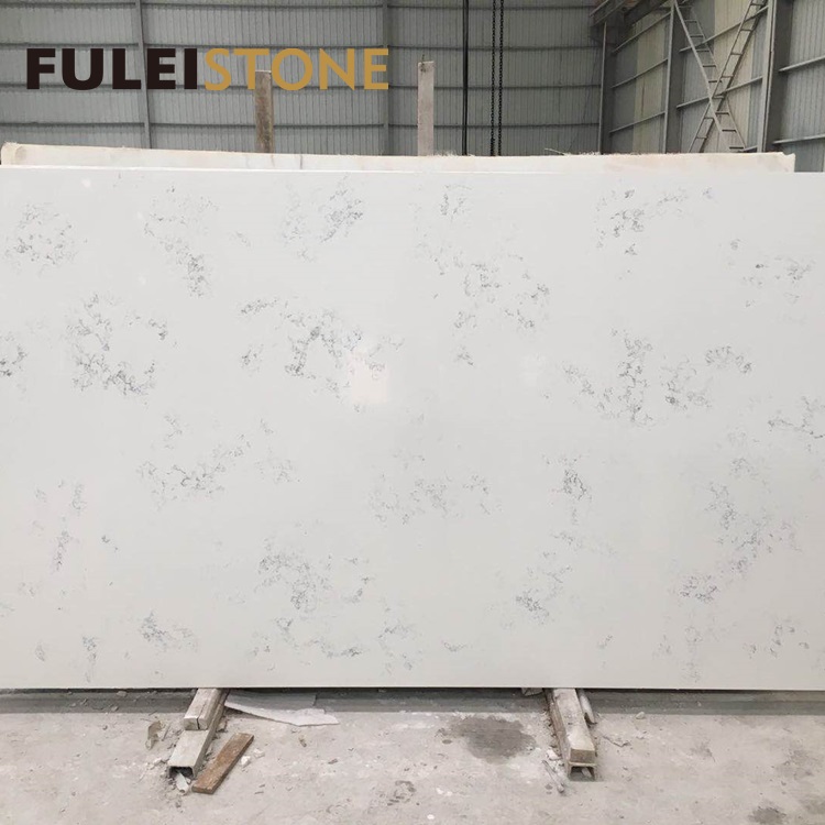 Good quality Artificial white quartz countertop for kitchen