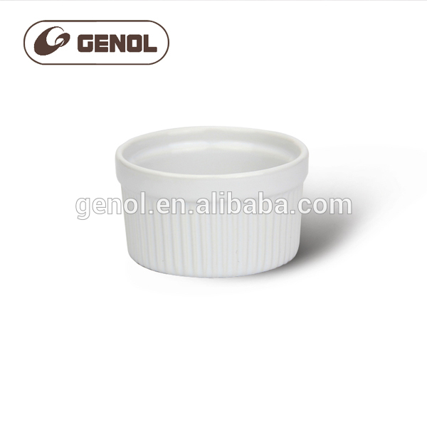 Top selling home used candy color  ceramic round ramekin cheap ceramic bowl