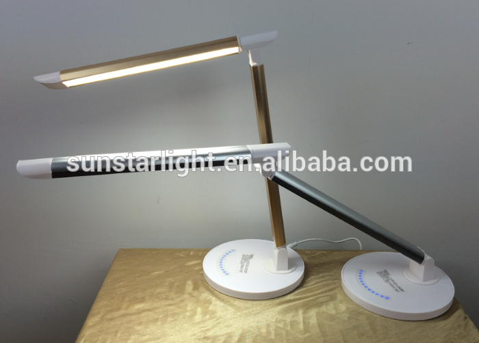 Folding Modern Led Desk Lamp / Wider Angle Hotel Table Lamp With Usb Port Led Light / Portable Table Lamp Reading Led Desk Light