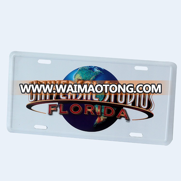 Cheap Decorative Vintage Licence Custom Engraved Logo Metal Plate