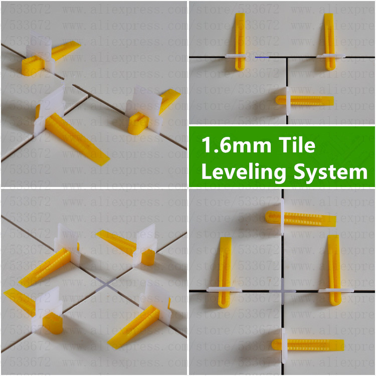 Factory direct tile leveling systems accessories transparent bent clips