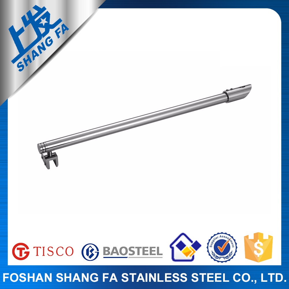 304/316 Stainless Steel Shower Curtain Rod For Bathroom