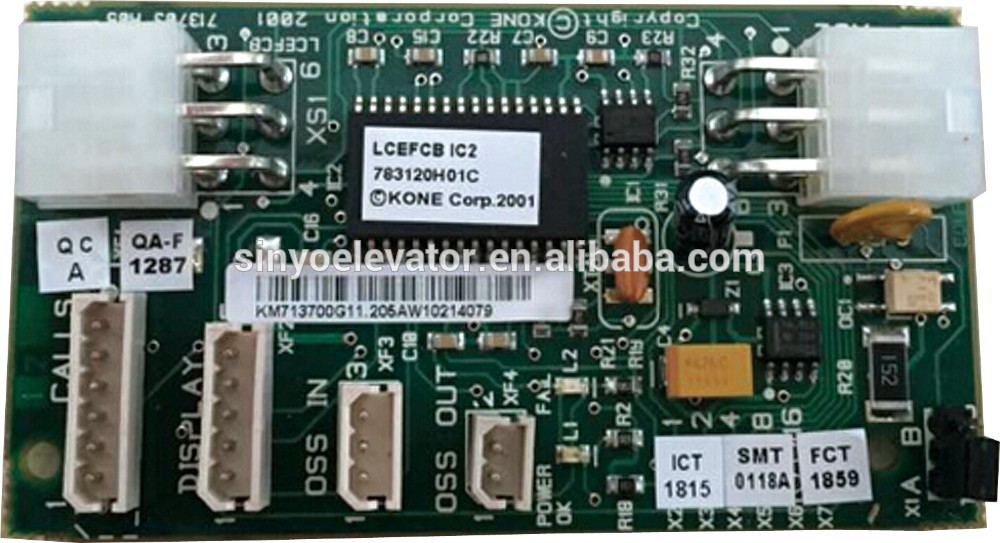 Kone Elevator Car 2 Button PC Board KM612913H07