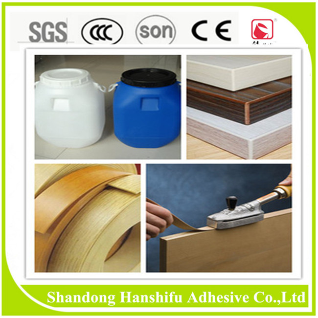 Hot selling white liquid glue to stick pvc edge banding tape for furniture