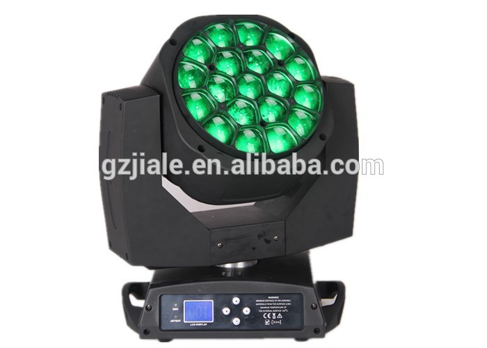 19pcs 12w RGBW 4in1 Led Bee eyes moving head Lights for stage decor