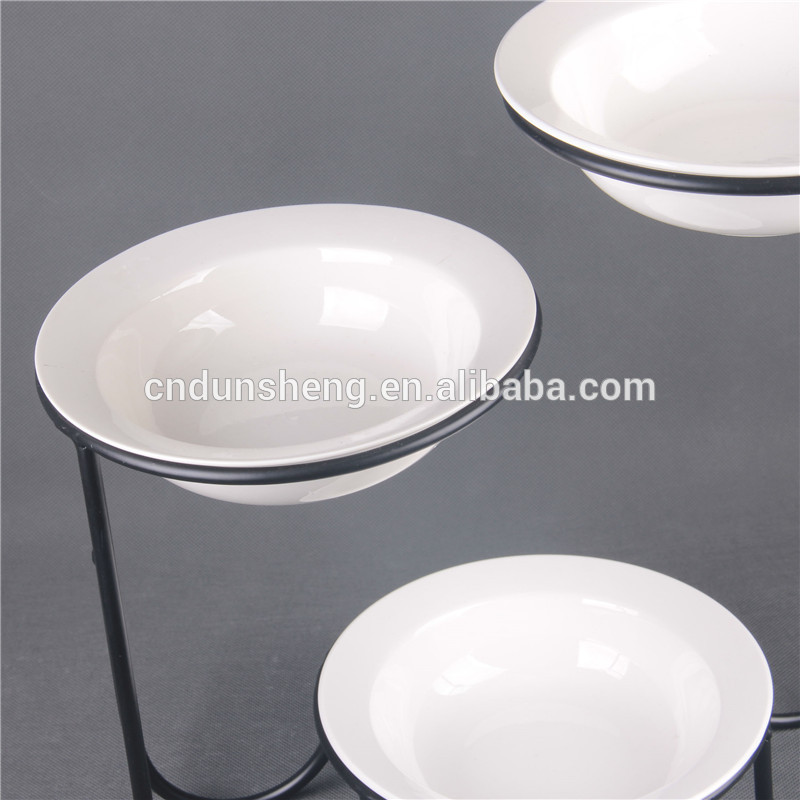 wholesale buffet cake stand hotel utensils dinner ware set ceramic platter holder display