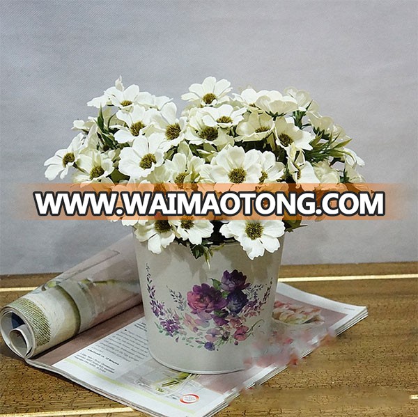 Beautiful color silk artificial cosmos flower for home decoration