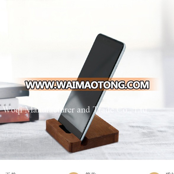 2017 High Quality kung fu person shape design wooden cartoon arts crafts funny cell phone stand holder