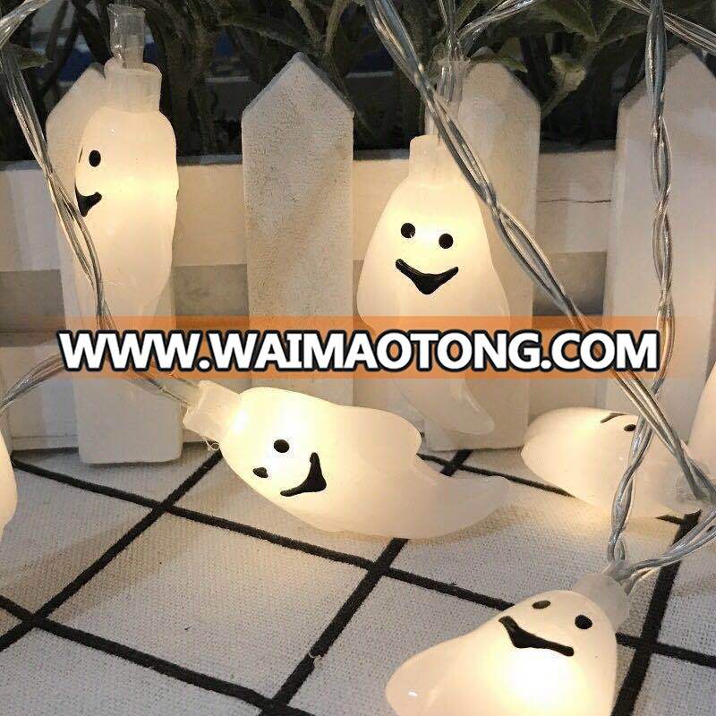 Battery Operated LED Fairy String Lights 20 Ghost Lights Halloween Christmas Decoration Lights