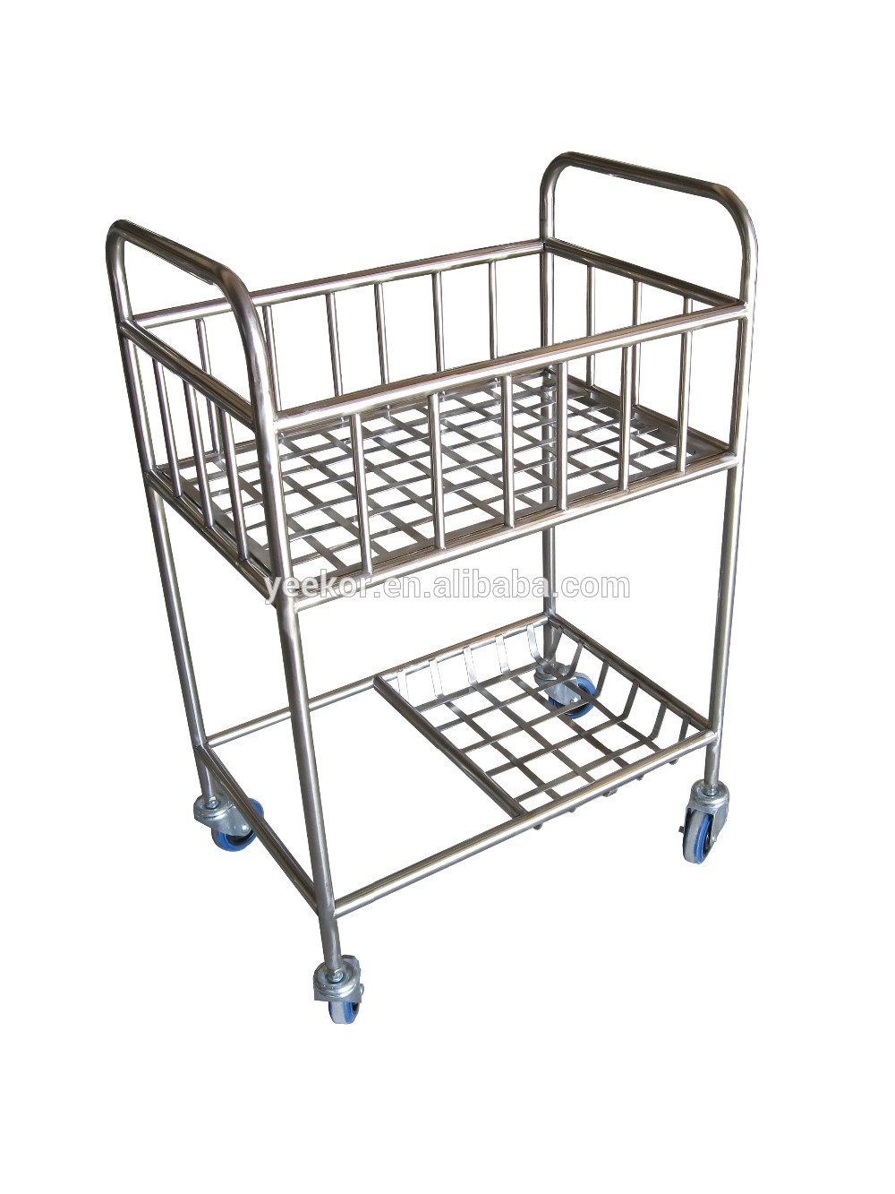 stainless steel medical trolley for treatment