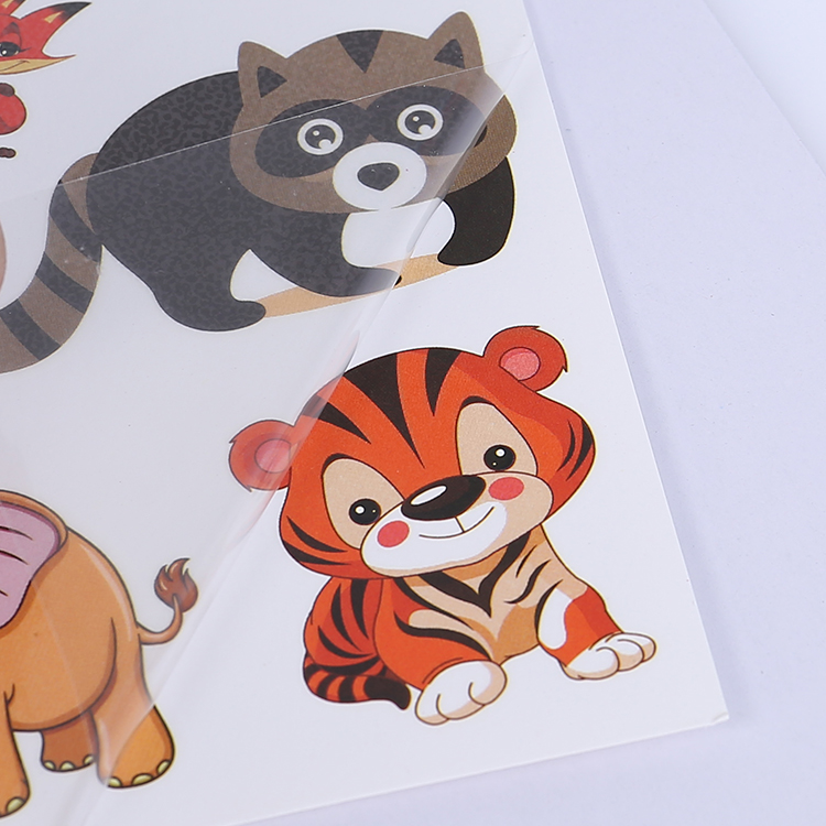 Children cartoon christmas color temporary tattoo sticker animal safe non-toxic tattoo