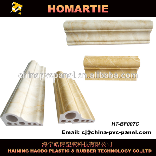 PVC marble stone moulding profile