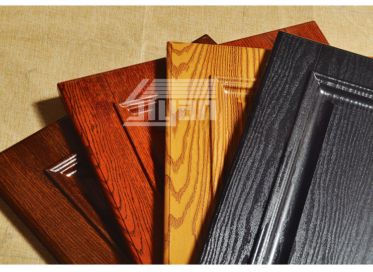 Chinese wood grain waterproof wooden antique cabinet door