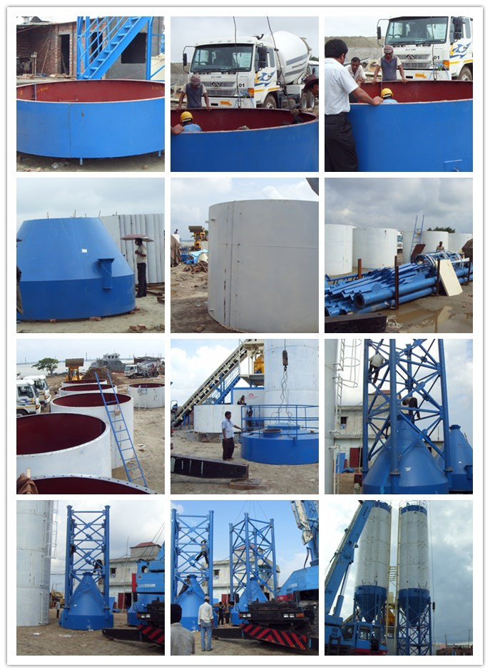 high quality cement silo 200 tons steel cement silo for sale