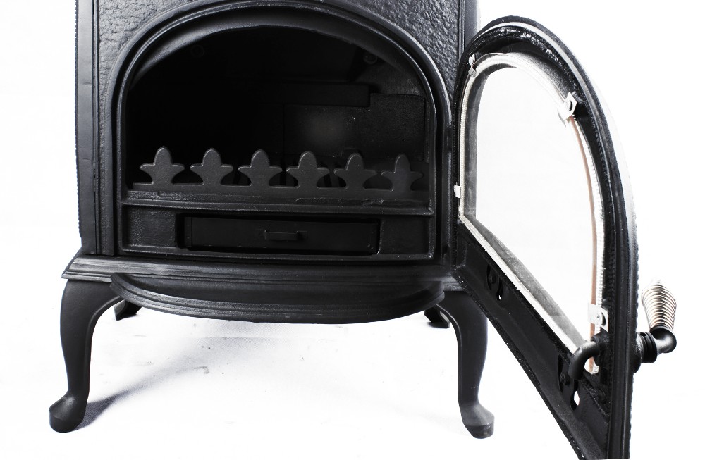 my outdoor antique cast iron smokeless wood burning stove