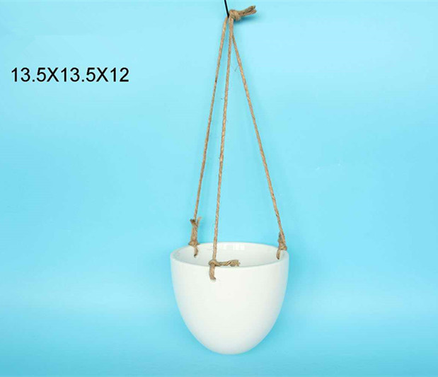 Modern Home Ceramic Wall Hanging flower Pot