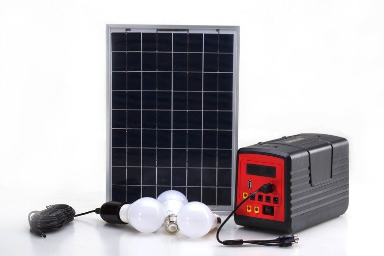 New Design Portable High Quality Solar Power System Home With Radio and Fan for No-Electricity Areas