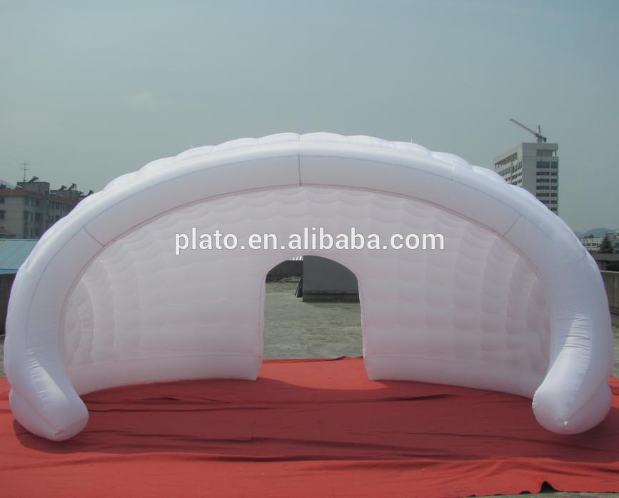 Custom large inflatable half dome shell tent for outdoor event