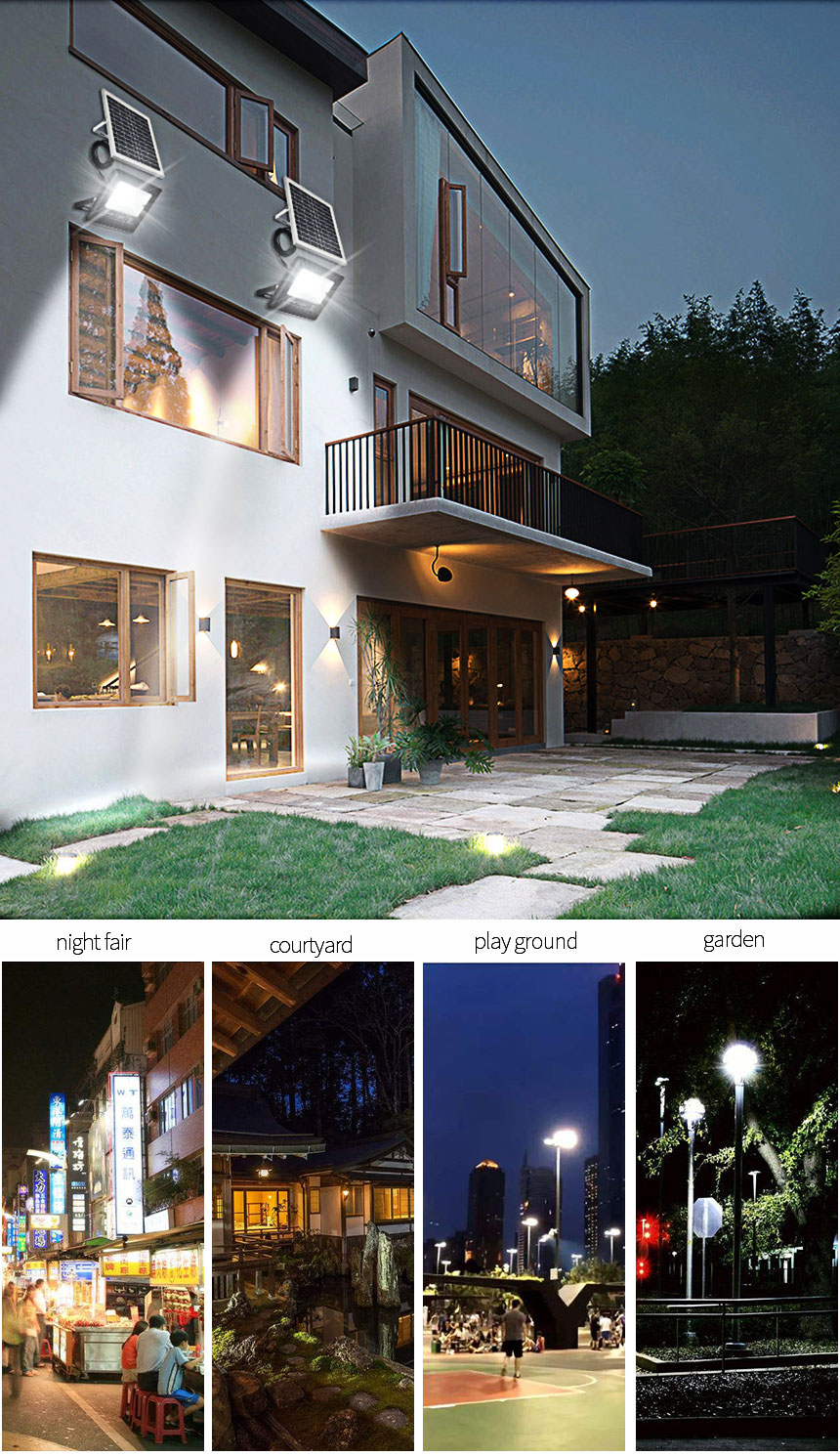 LED Solar Flood Light