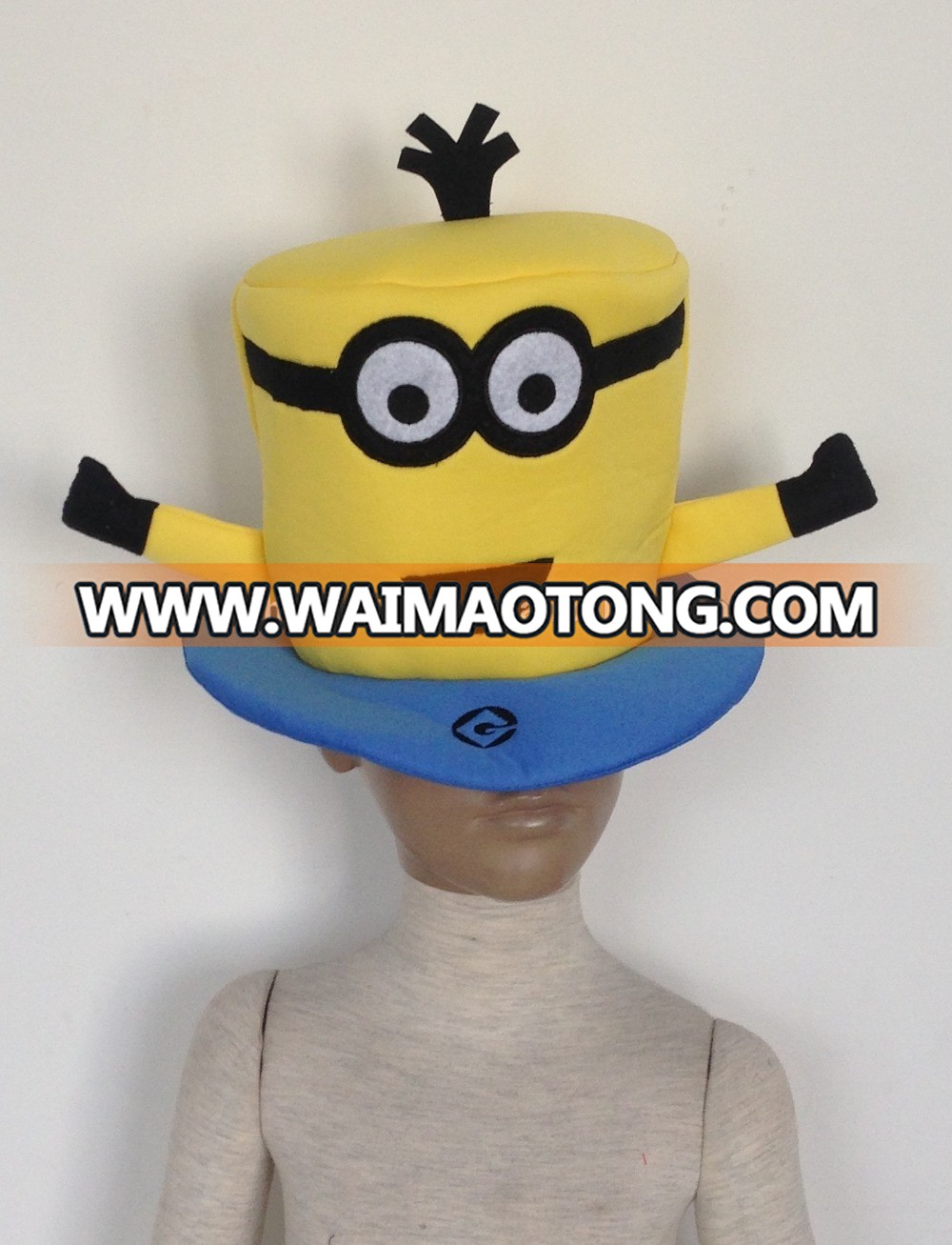 cute yellow minion hat , yellow minion party hat,minion hat for party