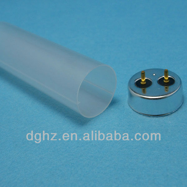 high light transmittance T8 plastic tube shell in China