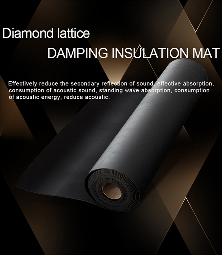 Easy cutting fire resistance sound insulation and damping felt