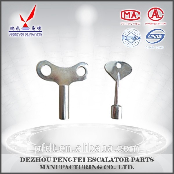the key of tringle lock for elevator parts