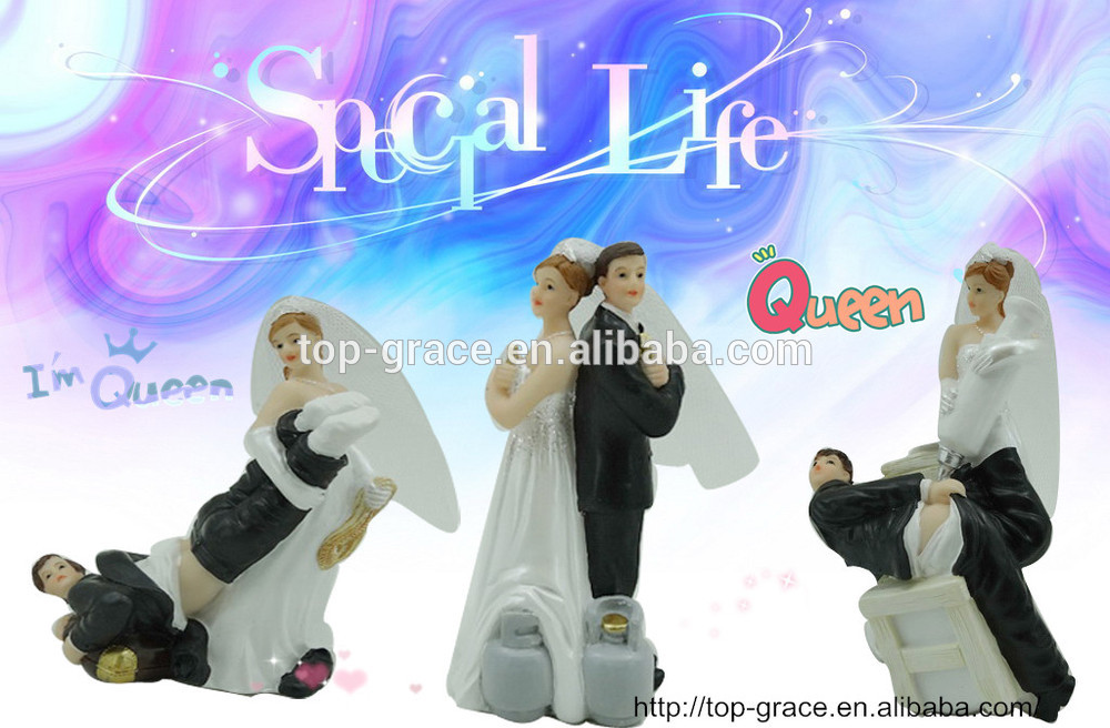 Poly Resin Wedding Cake Topper Gay Couple