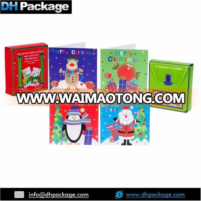 Merry Christmas Petite Pop-Up Greeting Card Second Nature Mini Cards